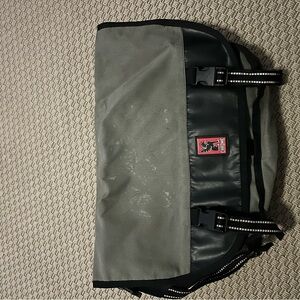 Stylish Black and Gray Messenger Bag